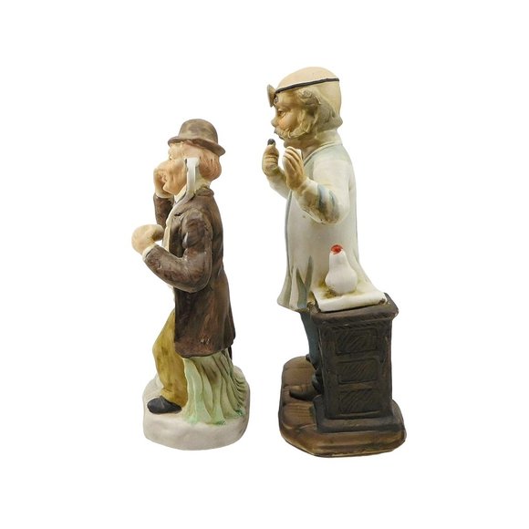 Pair of Vintage Doctor Figurines Bisque Porcelain - Picture 6 of 7